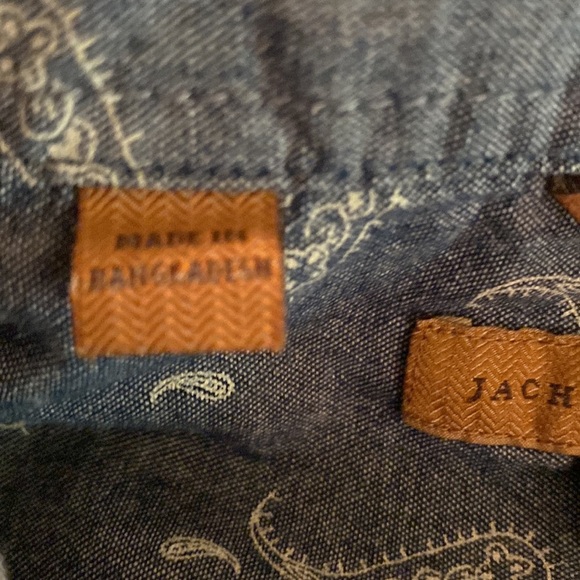 JACHS Girlfriend Buffalo plaid flannel shirt. Size M. Black/white check. - Picture 11 of 16